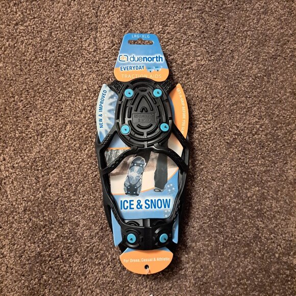 NWT Due North L/XL Everyday Ice /Snow Traction Aid With Spikes - Picture 6 of 6